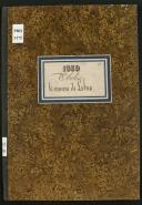 Livro de registo de óbitos de Câmara de Lobos do ano de 1869